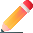 Pencil gradient colour icon